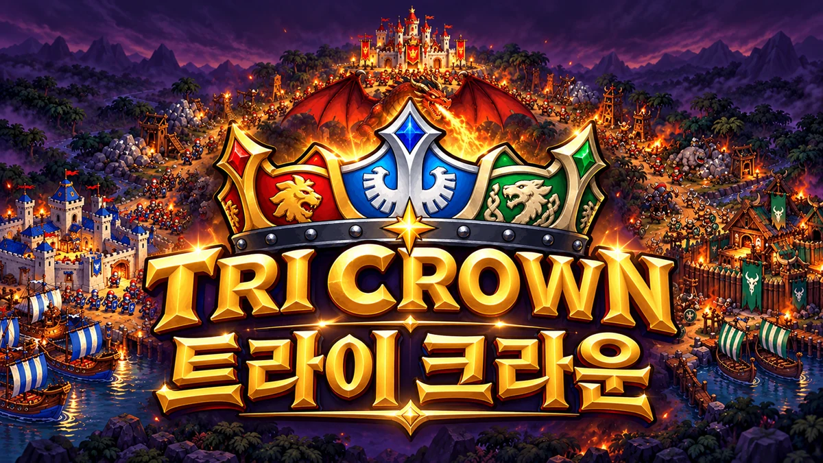 트라이 크라운 타이틀 일러스트